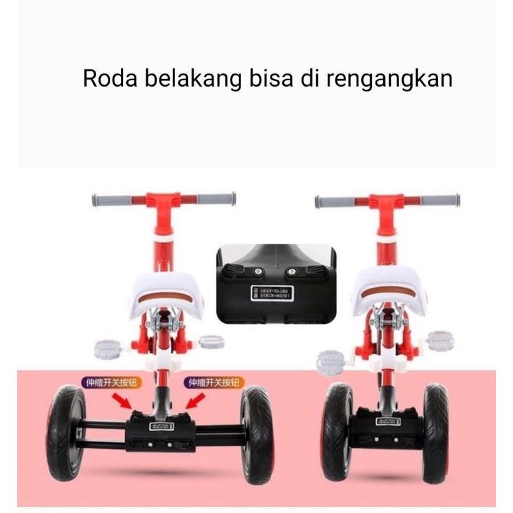 SEPEDA MOTION BALANCE DAN PEDAL BIKE 3 IN 1