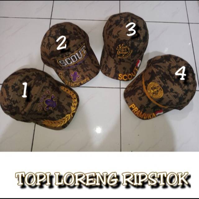 Topi loreng ripstok murah berkualitas