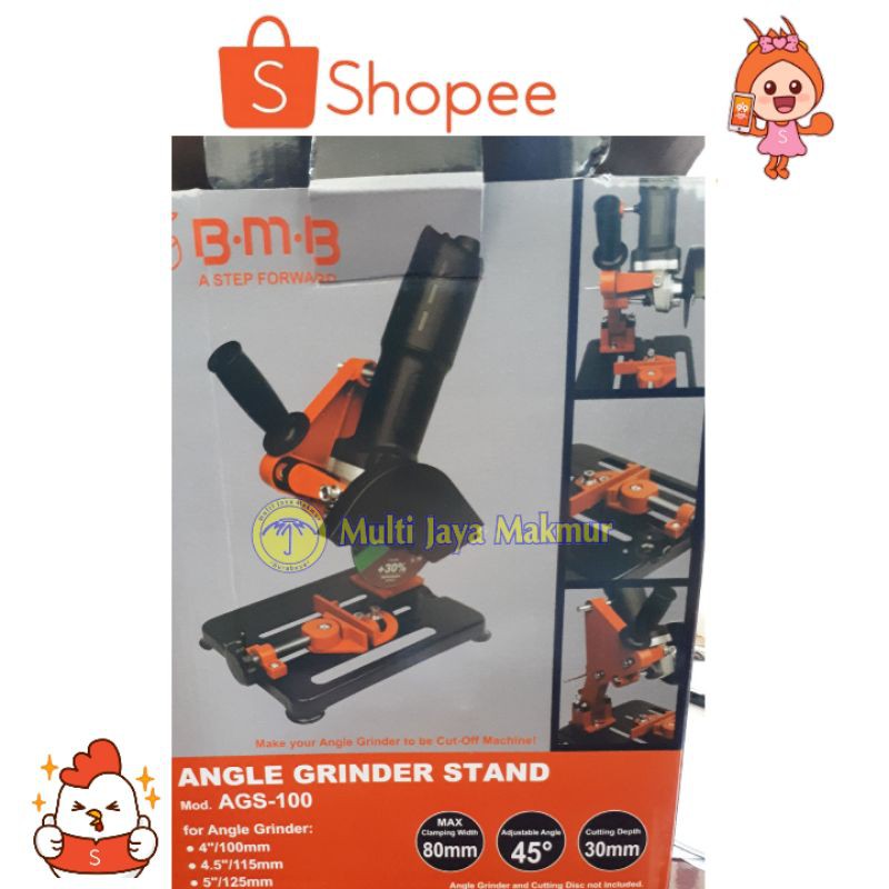 DUDUKAN MESIN GERINDA BMB/ ANGLE GRINDER STAND