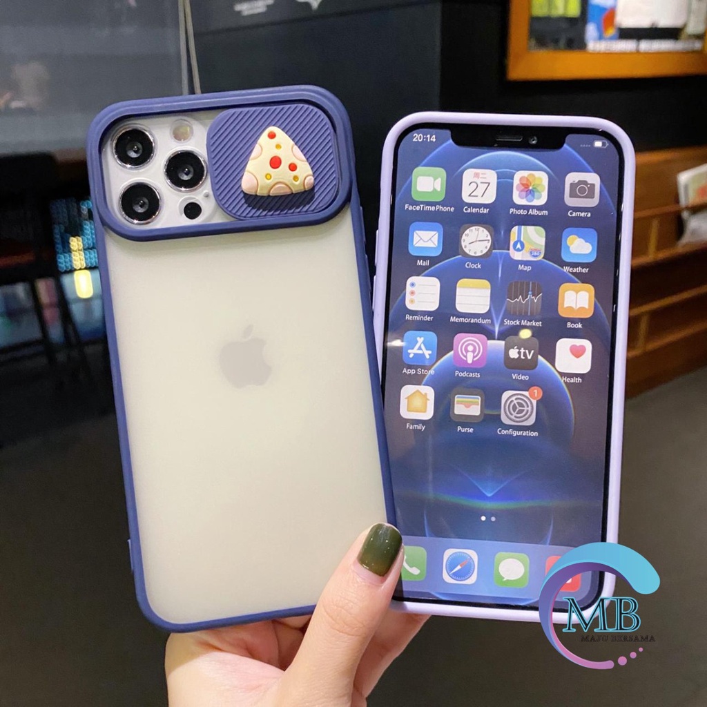 SOFTCASE SLIDE PELINDUNG KAMERA CHEESE 3D I PH0NE 6 6+ 7 7+ 8 8+ SE 2020 X XR XS MAX MB2295