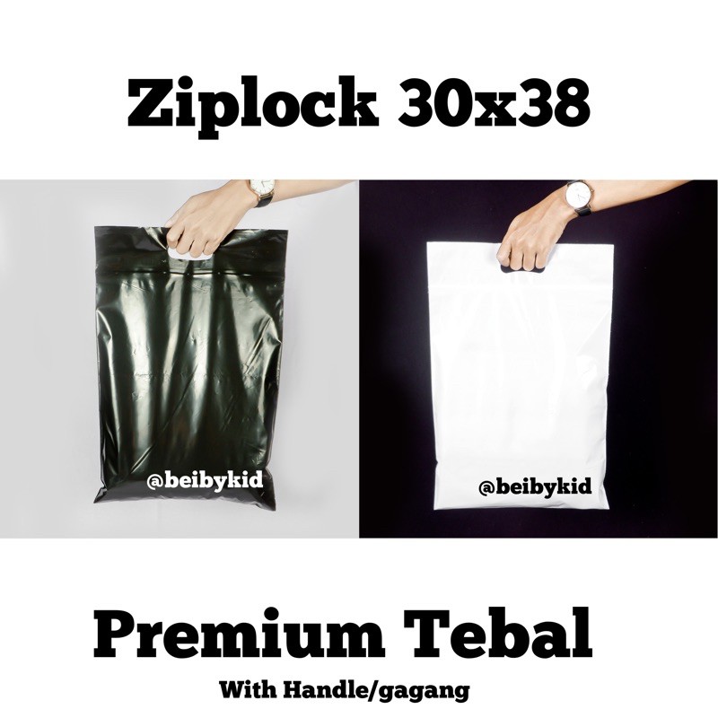 Plastik ziplock 30x38cm  plastik klip plastik packing satuan