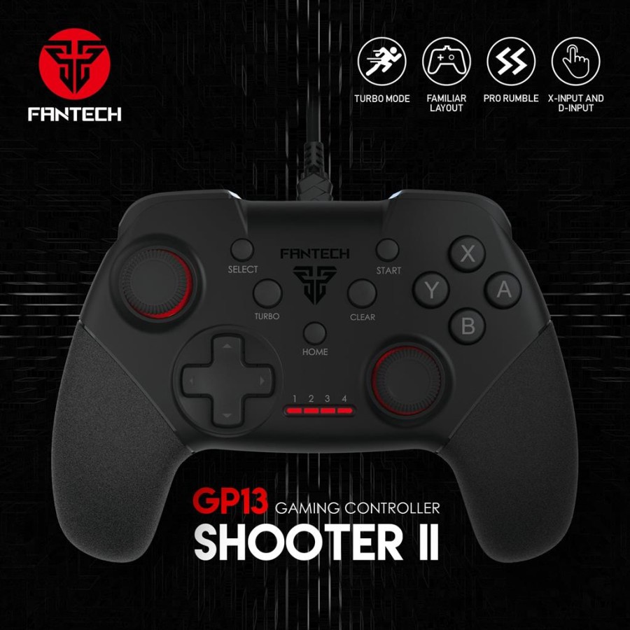 GAMEPAD FANTECH GAMING GP13 BLACK