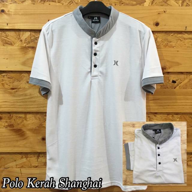 Kaos Polo Kerah Shanghai T-shirt Pria Kemeja Kaos Santai Fashion Pria