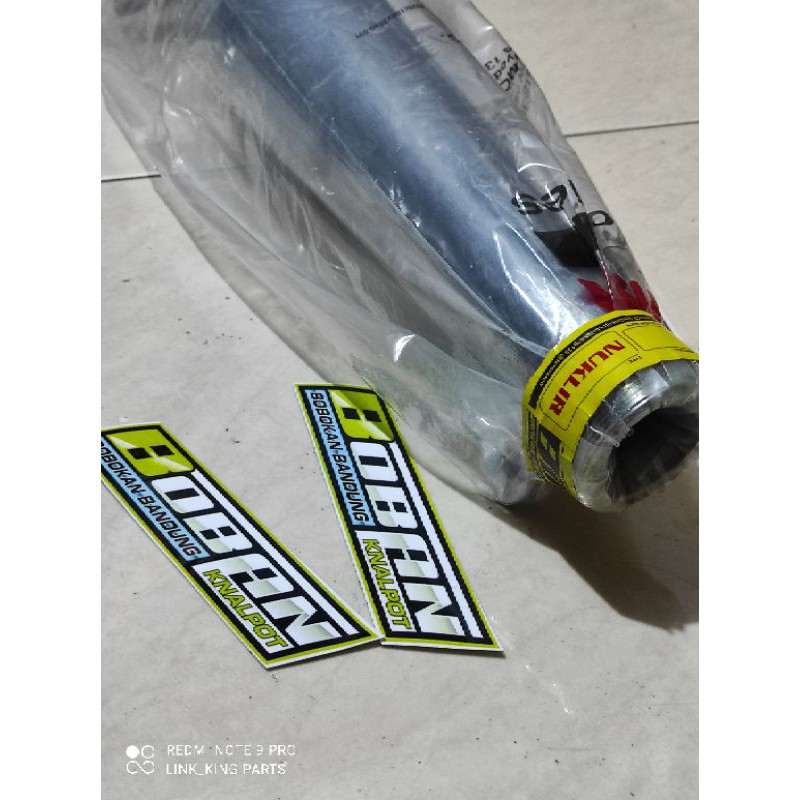 BOBAN NUKLIR KNALPOT BOBAN NUKLIR RACING SYSTEM LAZER RX KING ORIGINAL
