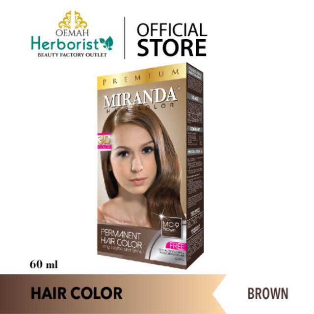 Jual Miranda Hair Color Premium Mc Brown Ml Shopee Indonesia