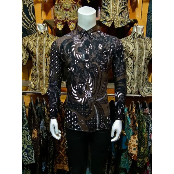 Batik Pria Lengan Panjang Slim Fit Modern Batik Slimfit Pria Distro