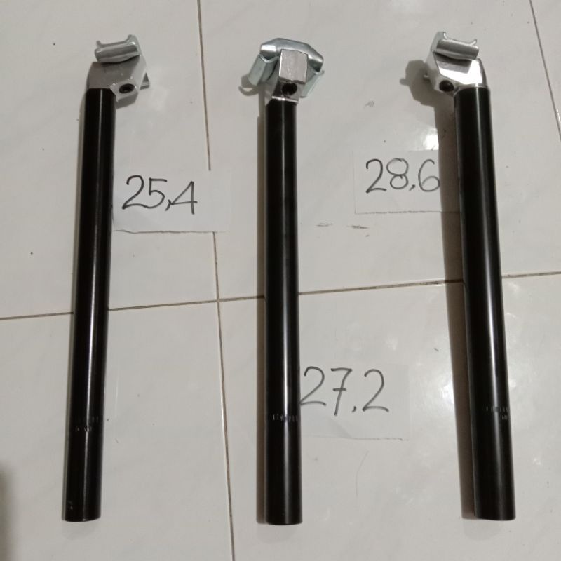 seatpost sepeda murah 25,4 / 27,2 / 28,6 / 30.9 /31.6 panjang 35 cm aloy tiang sadel dudukan sadel s