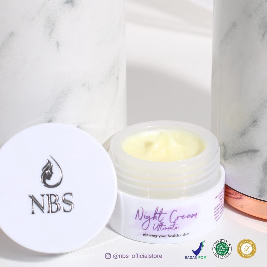 NBS Night cream Ultimate BPOM Aman buat BUMIL & BUSUI / Skincare NBS Noni beauty skin