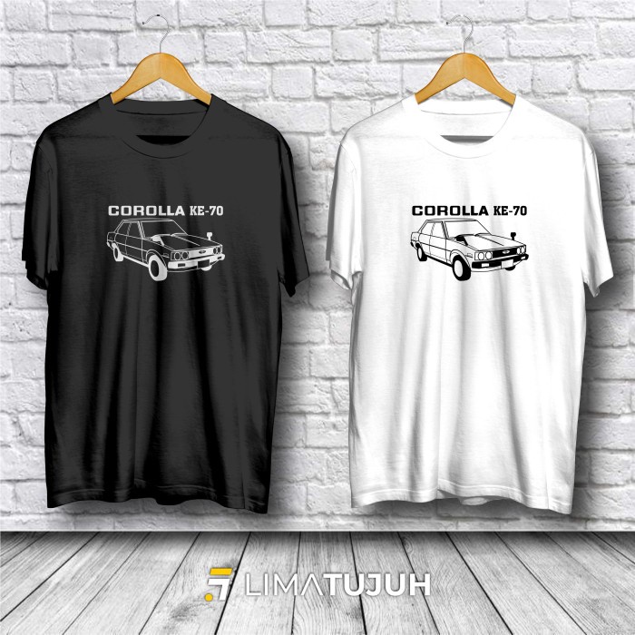 Kaos Mobil Corolla Ke 70 Siluet Baju Distro