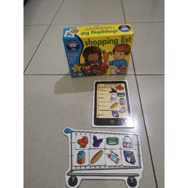 SHOPPING LIST ORCHARD TOYS