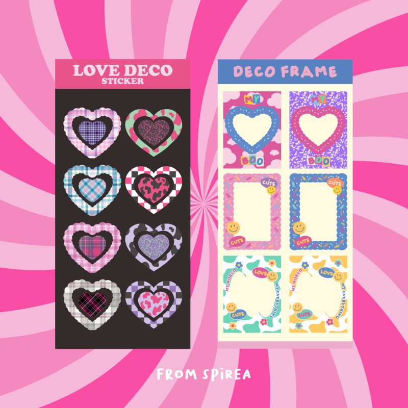 

sticker kpop deco frame