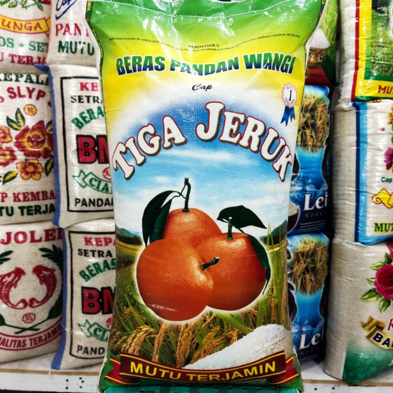 Beras TIGA JERUK 20,10,5 kg