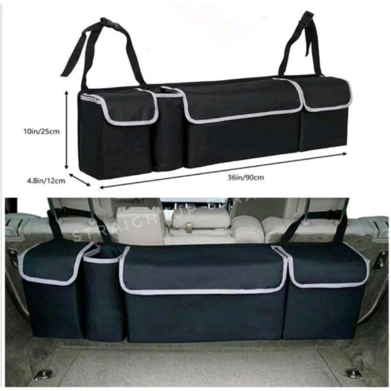 Car Seat Organizer Bag Tas Penyimpanan Bagasi Belakang Mobil