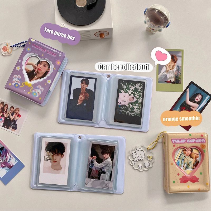 Photocard Book 3 Inch Mini Album Photocard 40 Slot Buku Photocard Lucu Photocard Collect Book