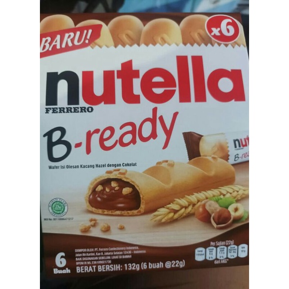 Jual Nutella B-Ready Ferrero | Shopee Indonesia