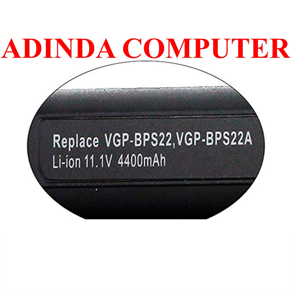 Baterai SONY VAIO BPS22 VPCEA 26FA/BQ VPCEB VPCEC 15FGBI VPCEE