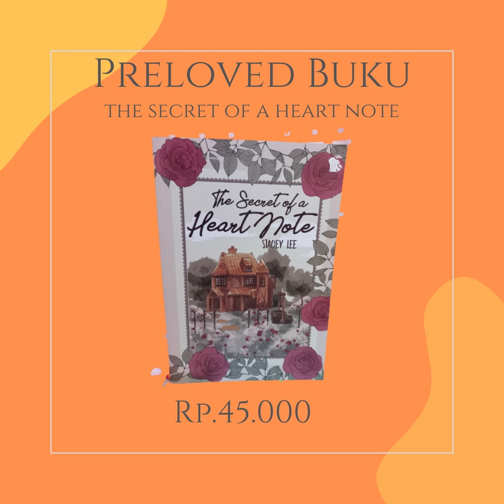 Preloved buku novel the secret of a heart note