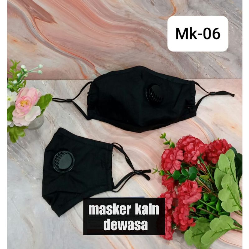 Masker kain 3ply import (bagian tengah bisa ditambahin filter masker) 1 ventilator_masker 3ply