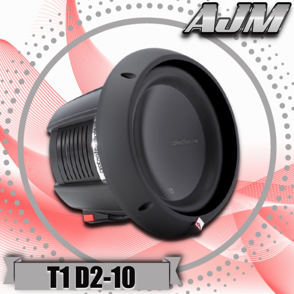 Subwoofer ROCKFORD FOSGATE POWER 10" T1 2-Ohm