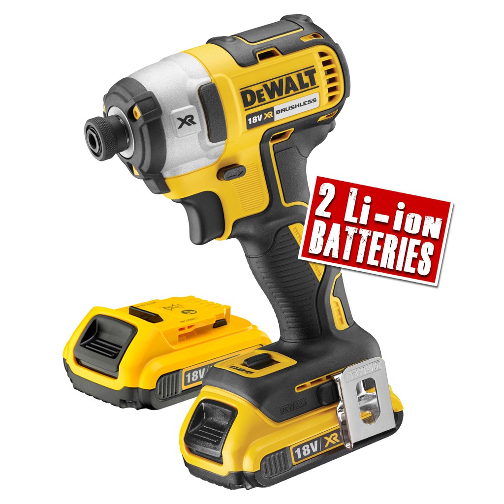 Dewalt DCF887D2 DCF887 Cordless Brushless Impact Driver 18V Obeng Sock