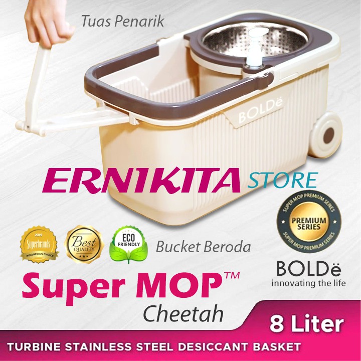 BOLDe SUPERMOP CHEETAH - Saringan Pengering Bisa Dilepas