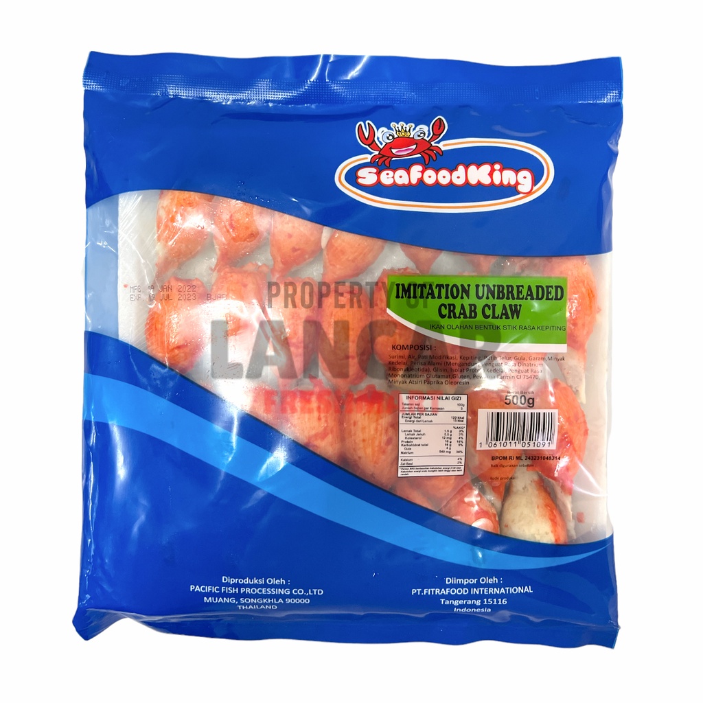 SEAFOODKING CRAB CLAW 500GR / SEAFOOD KING CRAB CLAW 500GR