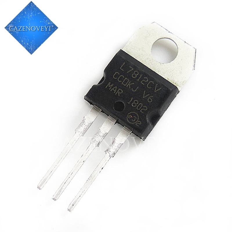 10pcs L7812Cv To-220 L7812 Lm7812 7812 Positif-Voltage Regulator