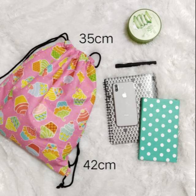 TAS RANSEL SERUT MOTIF / DRAWSTRING BAG / RANSEL MOTIF