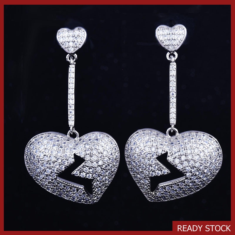 Anting Tusuk Sterling Silver 925 Mewah Untuk Wanita