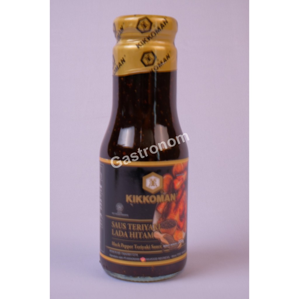 

Kikkoman Black Pepper Teriyaki Sauce/Saus Teriyaki Lada Hitam 300gr