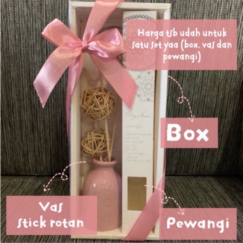 reed diffuser / diffuser set / aromatheraphy gift set / hadiah diffuser set