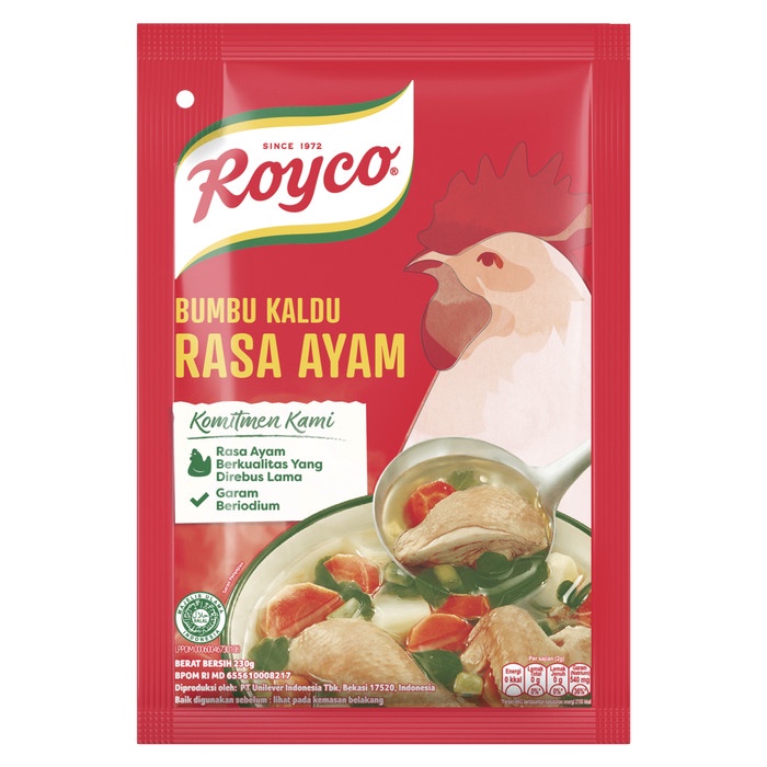 

ds001vv Royco Bumbu Kaldu Ayam 230G Isi 3 Free Krim Sup Kepiting & Jagung Fsfs201