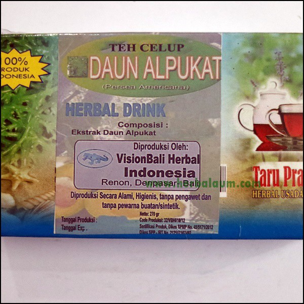 

Teh Celup Herbal Daun Alpukat