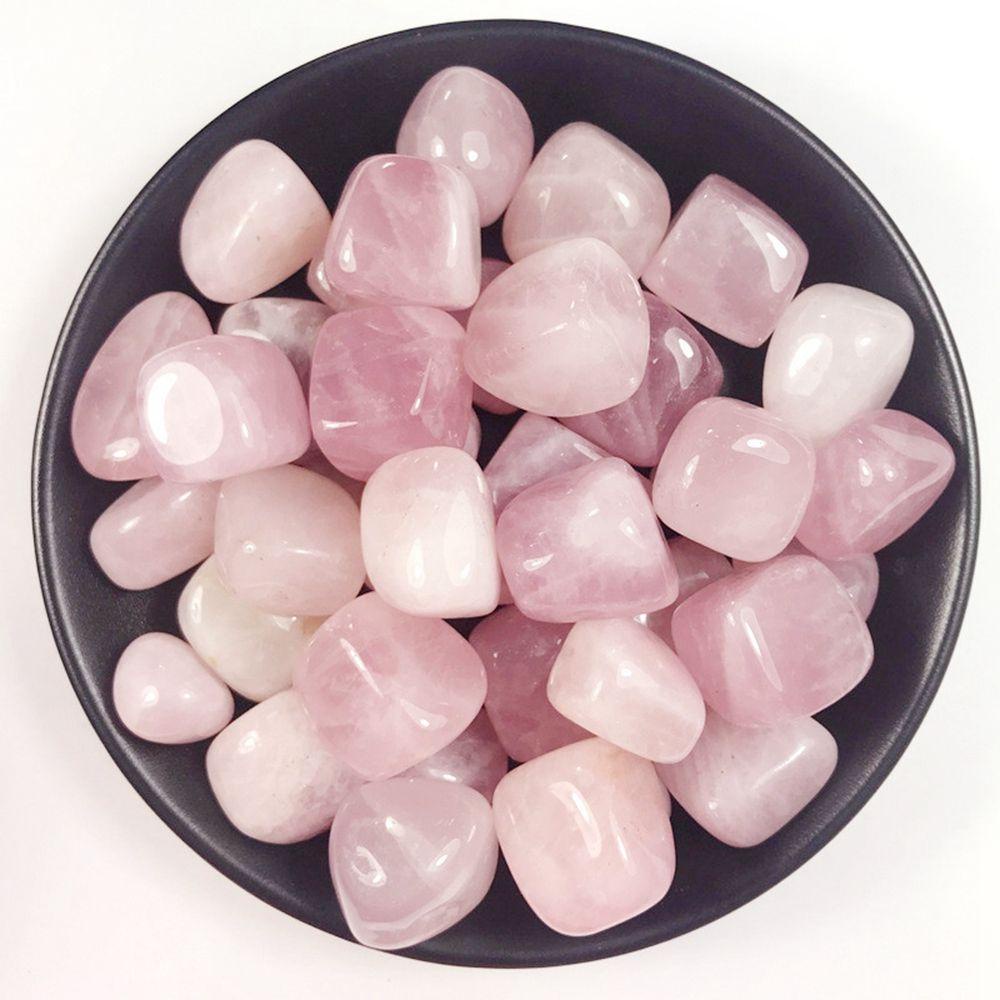 [Elegan] Rose Quartz 100g Batu Kristal Kerikil Spiritual Enery Generator Dekorasi Rumah Penyembuhan Kristal