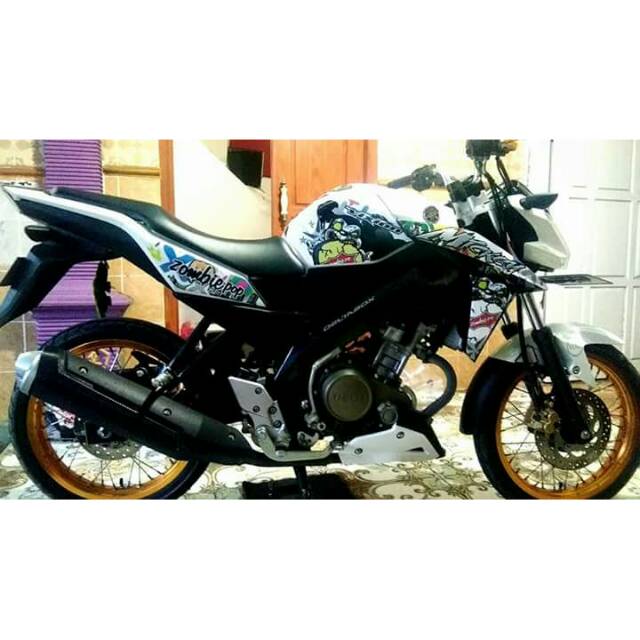 Striping Lis Sticker Variasi New Vixion Advance Nva Mickey