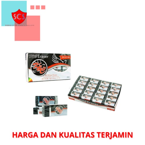 

Eraser B40 K&C Hitam Isi 40 pcs