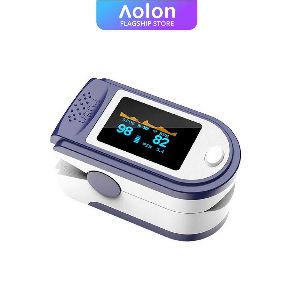 Aolon SP01 pulse oximeter spo2 monitor portabel perlengkapan medis kesehatan Fingertip oximeter