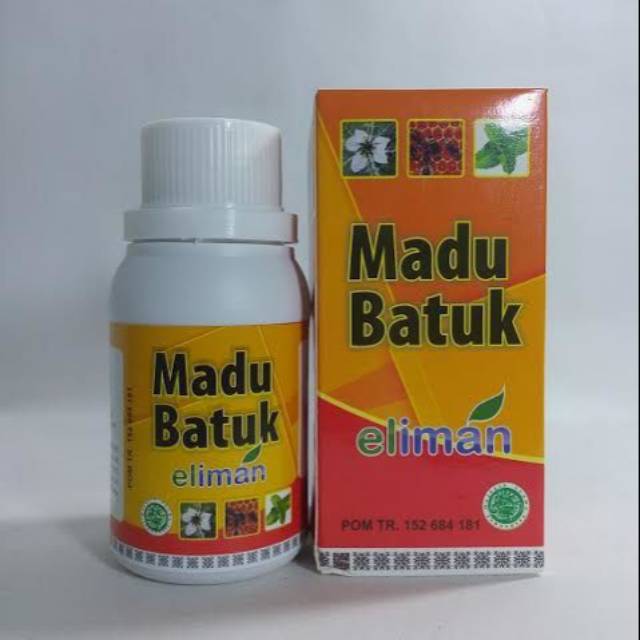 Madu Batuk El Iman / Meredakan Batuk Flu Pilek ( Mengandung Omega 3, 6 &amp; 9 dan Ekstrak Daun Mint )