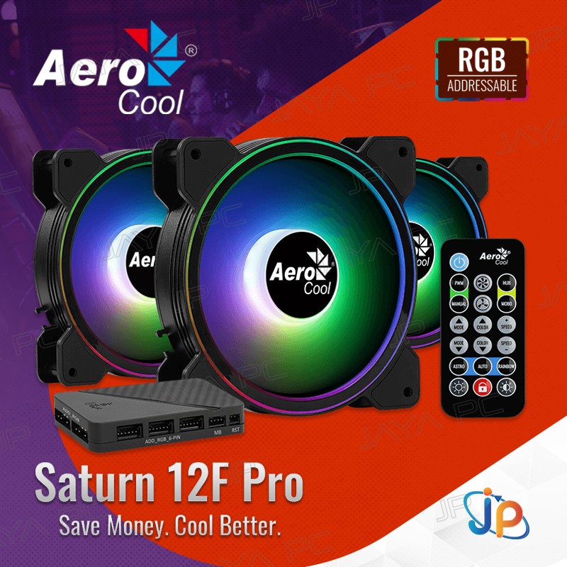 Aerocool Cooler Fan Case Saturn 12F ARGB PRO - Fan Casing 12cm 3 in 1