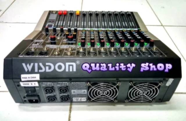 Power Mixer Wisdom 8 Channel effect vocal reverb usb Bluetooth