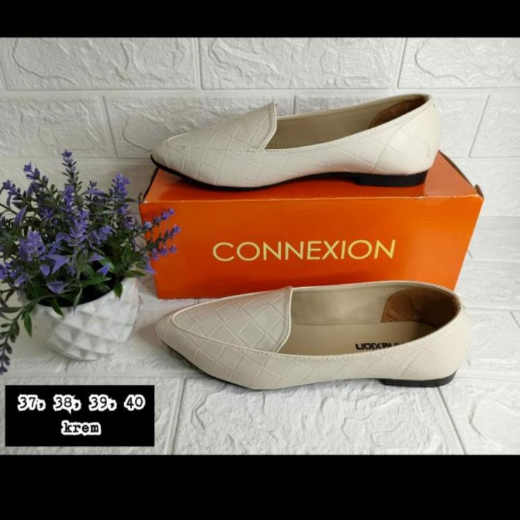 COD Sepatu Conextion | sepatu flat branded | sepatu flat matahari (ART. K5952)