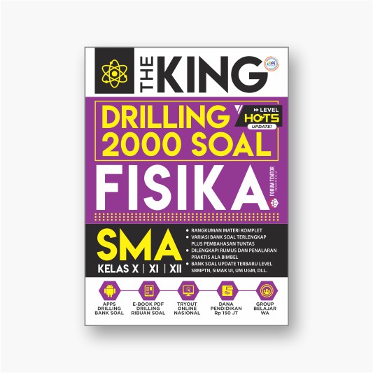 Asli Buku Fisika Sma Terbaik The King Drilling 2000 Soal Fisika Sma Shopee Indonesia