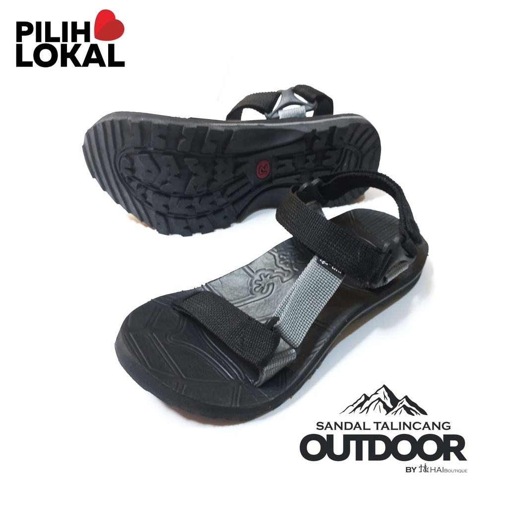 Sandal Gunung Unisex - Sandal Gunung Pria Wanita Hiking Adventure - Sandal Gunung Talincang Termurah - Sandal Outdoor Tebal Berkualitas - Sandal Gunung Outdoor - Sandal Cowok Keren Gunung - Sandal Talincang Adventure - Sendal Gunung Pria dan Wanita