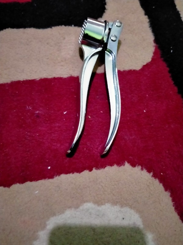 [159 Gram ] Alat Penghancur Bawang Stainless Steel Garlic Press