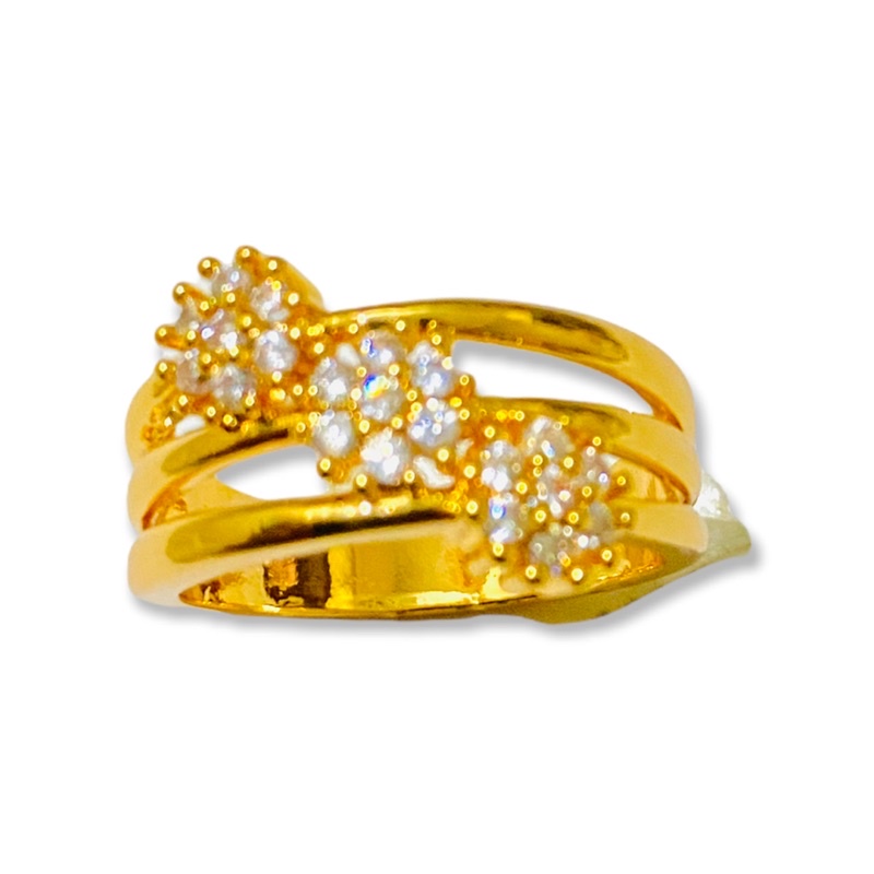 Cincin wanita //cincin permata //perhiasan fasion wanita//cincin//perhiasan lapis emas