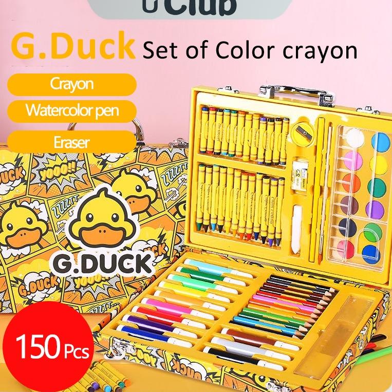 

(E8J3) 【uClub】Oil Pastel Crayon 150/208 Macam Warna Set Koper 150/208 in 1 Cocok Untuk - CP4/CP5 //Diskon@spesial