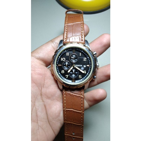 Jam Tangan Cowok Fossil Chrono Original Seri FS4545