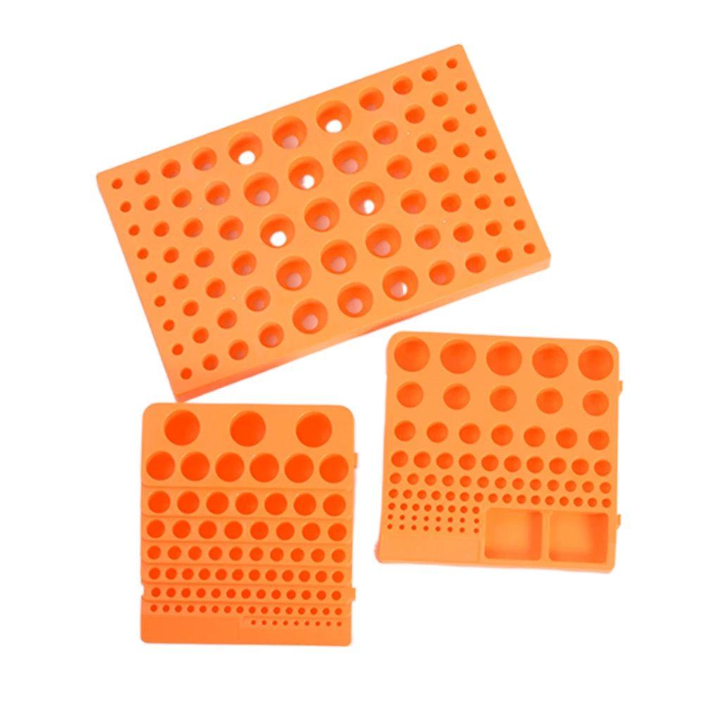 Solighter Drill Organizer Kotak Penyimpanan Profesional Hemat Ruang Rak Bor Alat Bubut CNC Drill Bit Holder