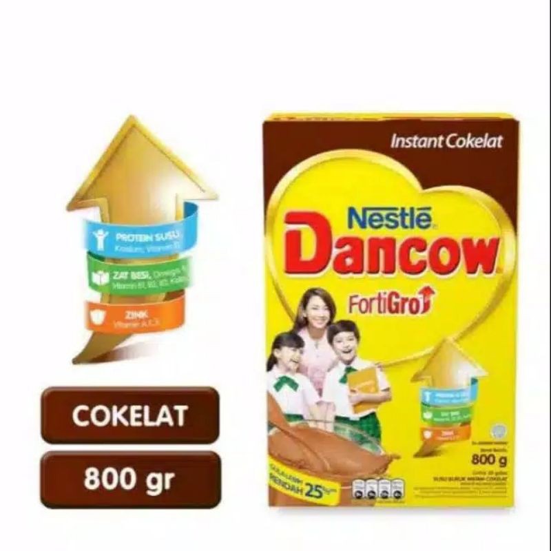 

DANCOW FORTIGROW COKLAT 800GR / SUSU COKLAT / SUSU PERTUMBUHAN