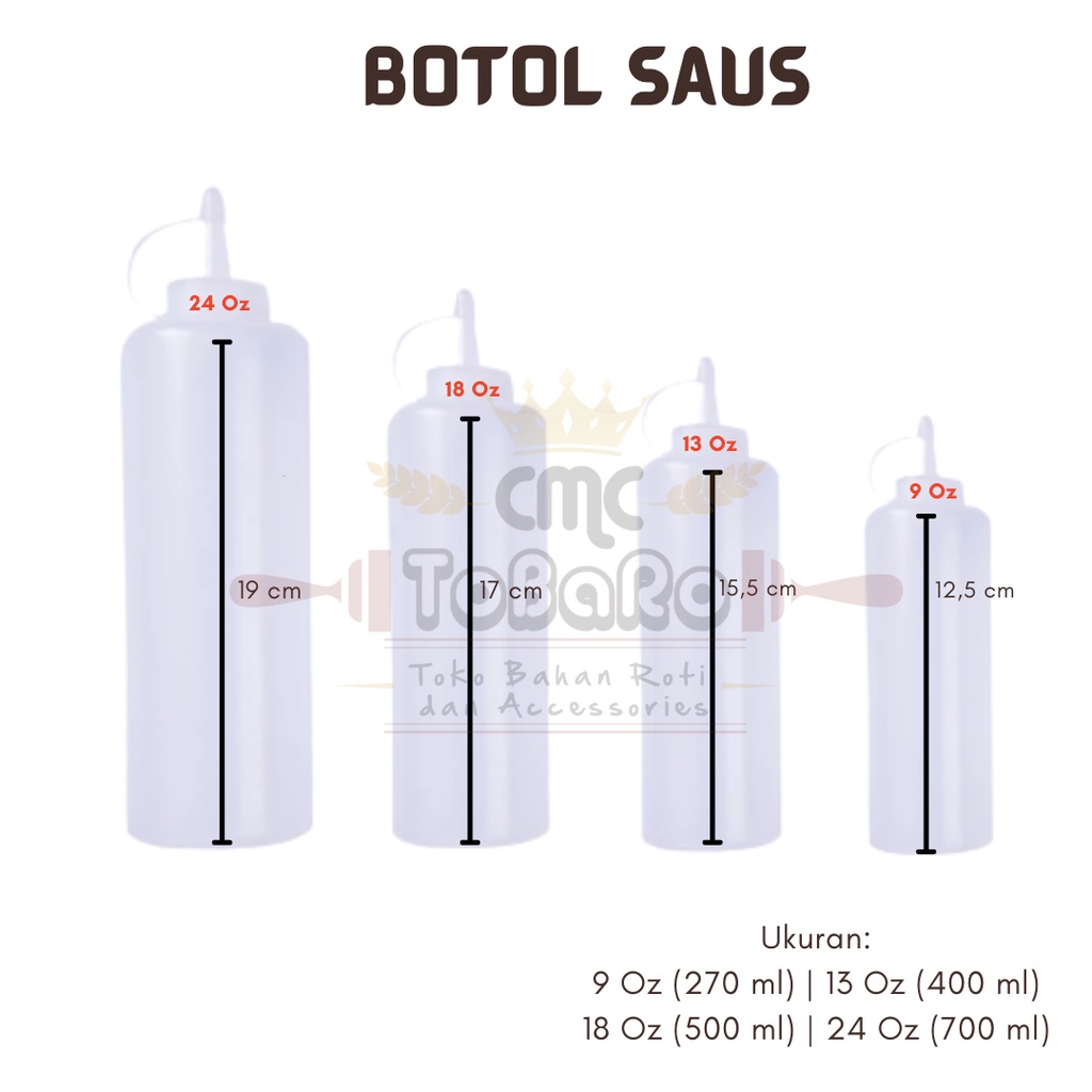 Botol Saus | Botol Bening | Botol Plastik | Botol Kecap | Botol Mayonaise | Botol Sambal | Botol Sau